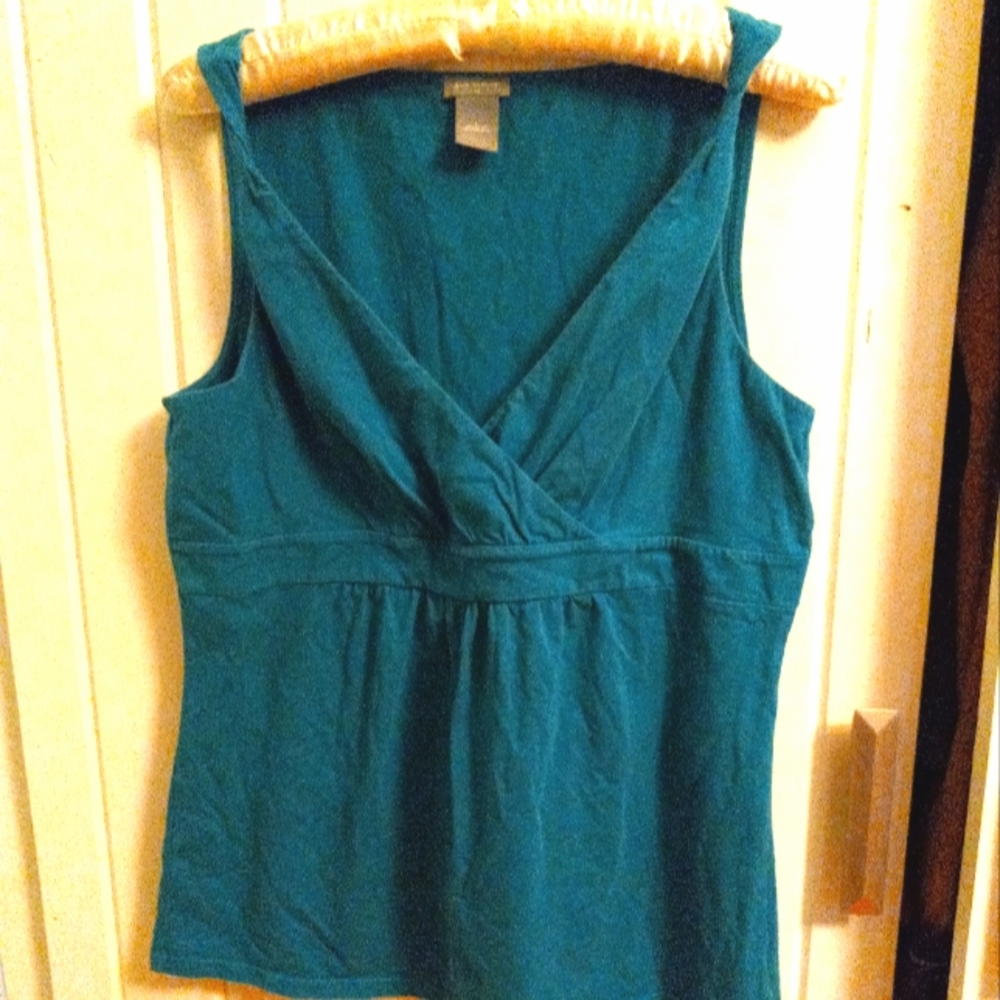 SALE! Ann Taylor surplice tank with twist straps